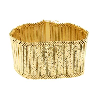 14 Ayar Altın Tasarım Bileklik  -  0188663