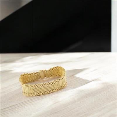 14 Ayar Altın Tasarım Bileklik  -  0188667