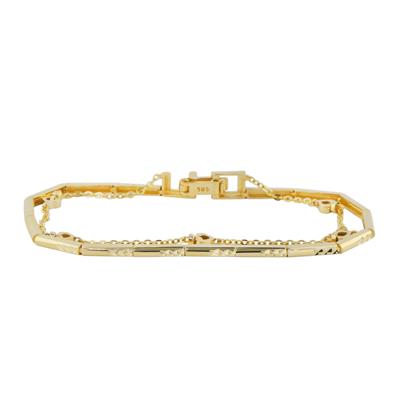 14 Ayar Altın Tasarım Bileklik  -  0188935