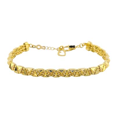 14 Ayar Altın Tasarım Bileklik  -  0192575