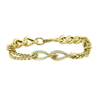 14 Ayar Altın Tasarım Bileklik  -  0193055