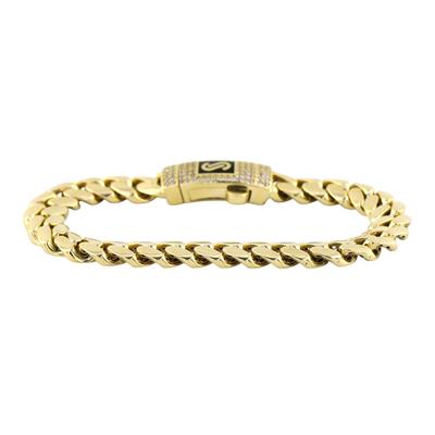 14 Ayar Altın Tasarım Bileklik  -  0193638