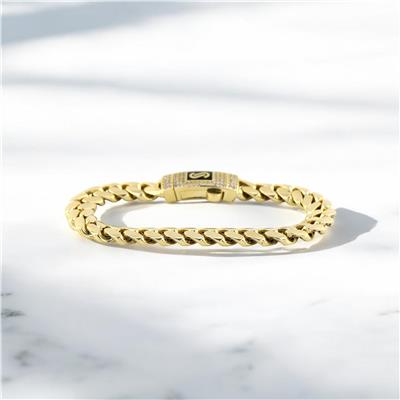 14 Ayar Altın Tasarım Bileklik  -  0193638