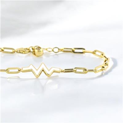 14 Ayar Altın Tasarım Bileklik  -  0193644