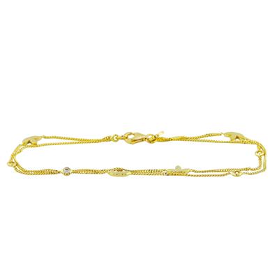 14 Ayar Altın Tasarım Bileklik  -  0194266