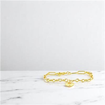 14 Ayar Altın Tasarım Bileklik  -  0194341