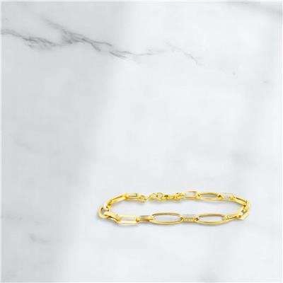 14 Ayar Altın Tasarım Bileklik  -  0194345