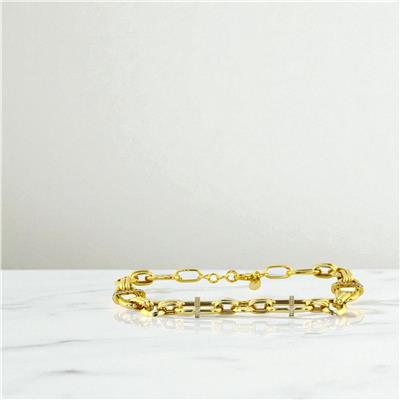 14 Ayar Altın Tasarım Bileklik  -  0194361