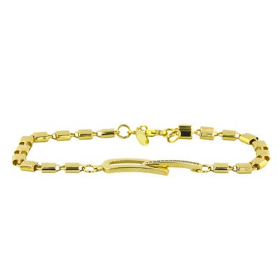 14 Ayar Altın Tasarım Bileklik  -  0194370