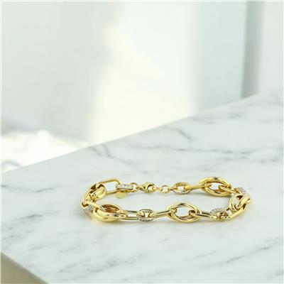 14 Ayar Altın Tasarım Bileklik  -  0194614