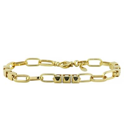 14 Ayar Altın Tasarım Bileklik  -  0194630