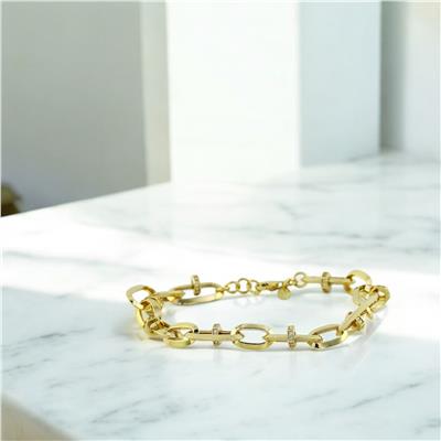 14 Ayar Altın Tasarım Bileklik  -  0194634