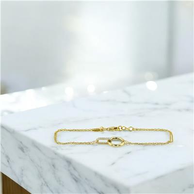 14 Ayar Altın Tasarım Bileklik  -  0194637