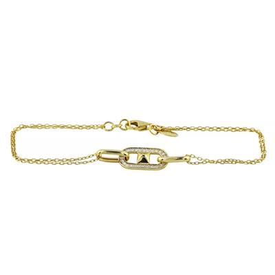 14 Ayar Altın Tasarım Bileklik  -  0194644