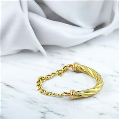 14 Ayar Altın Tasarım Bileklik  -  0194653