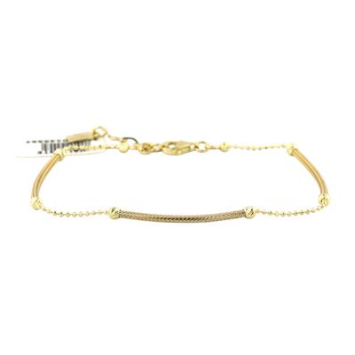 14 Ayar Altın Tasarım Bileklik  -  0195065