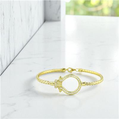 14 Ayar Altın Tasarım Bileklik  -  0195069