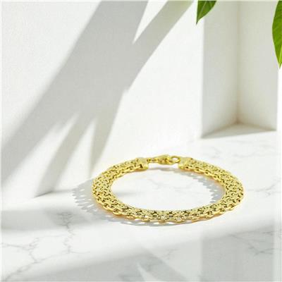 14 Ayar Altın Tasarım Bileklik  -  0195073