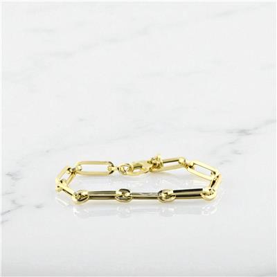 14 Ayar Altın Tasarım Bileklik  -  0195099