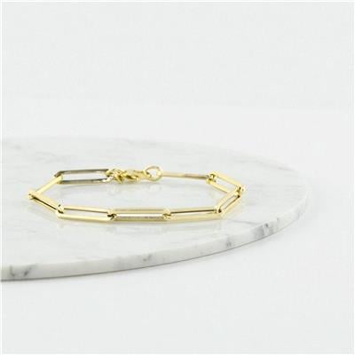 14 Ayar Altın Tasarım Bileklik  -  0195107