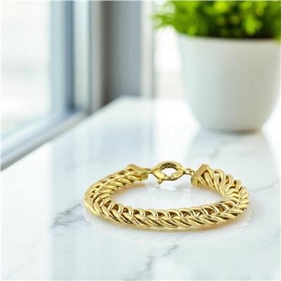 14 Ayar Altın Tasarım Bileklik  -  0195253