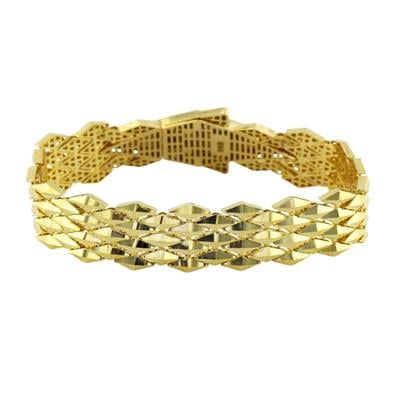 14 Ayar Altın Tasarım Bileklik  -  0195278