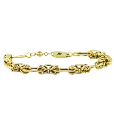 14 Ayar Altın Tasarım Bileklik  -  0195279