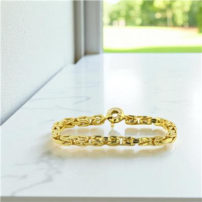 14 Ayar Altın Tasarım Bileklik  -  0195281