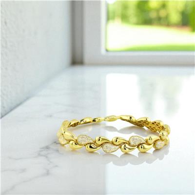 14 Ayar Altın Tasarım Bileklik  -  0195289