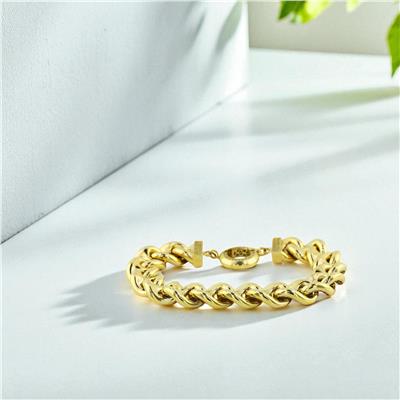 14 Ayar Altın Tasarım Bileklik  -  0195299