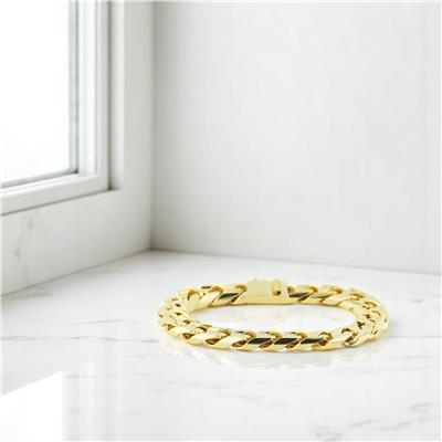 14 Ayar Altın Tasarım Bileklik  -  0195303