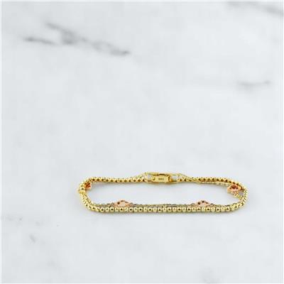 14 Ayar Altın Tasarım Bileklik  -  0195618