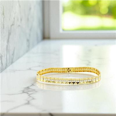 14 Ayar Altın Tasarım Bileklik  -  0195702