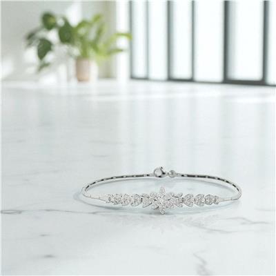 14 Ayar Altın Tasarım Bileklik  -  0196061