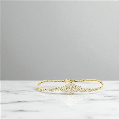 14 Ayar Altın Tasarım Bileklik  -  0196347