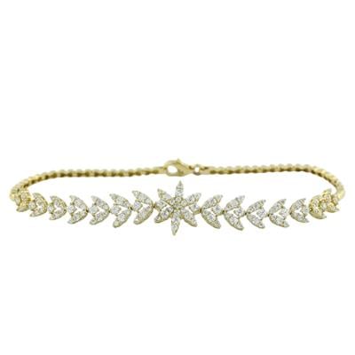 14 Ayar Altın Tasarım Bileklik  -  0196353