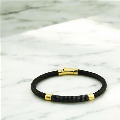 14 Ayar Altın Tasarım Bileklik  -  0196580