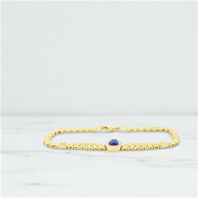 14 Ayar Altın Tasarım Bileklik  -  0196785