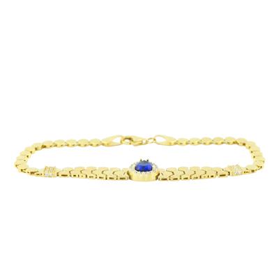 14 Ayar Altın Tasarım Bileklik  -  0196785