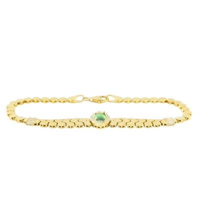 14 Ayar Altın Tasarım Bileklik  -  0196789