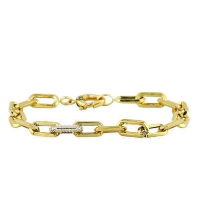 14 Ayar Altın Tasarım Bileklik  -  0197966