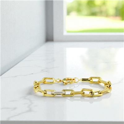 14 Ayar Altın Tasarım Bileklik  -  0197966