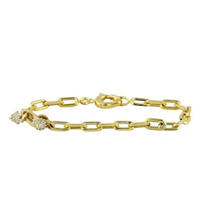 14 Ayar Altın Tasarım Bileklik  -  0197968