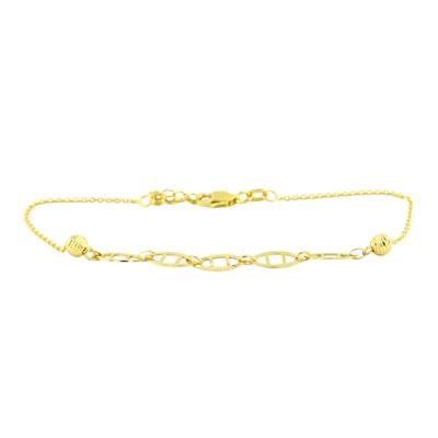 14 Ayar Altın Tasarım Bileklik  -  0198773