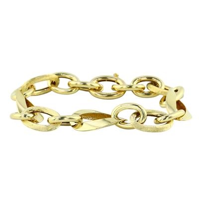 14 Ayar Altın Tasarım Bileklik  -  0198879