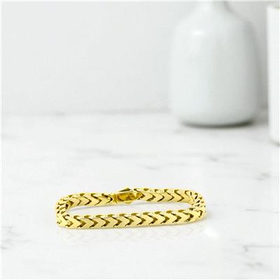 14 Ayar Altın Tasarım Bileklik  -  0199017