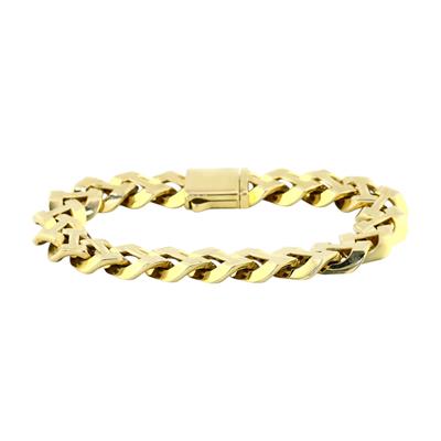 14 Ayar Altın Tasarım Bileklik  -  0199021