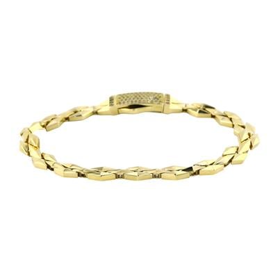 14 Ayar Altın Tasarım Bileklik  -  0199032