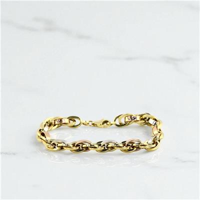 14 Ayar Altın Tasarım Bileklik  -  0199043