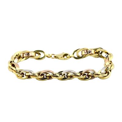 14 Ayar Altın Tasarım Bileklik  -  0199043